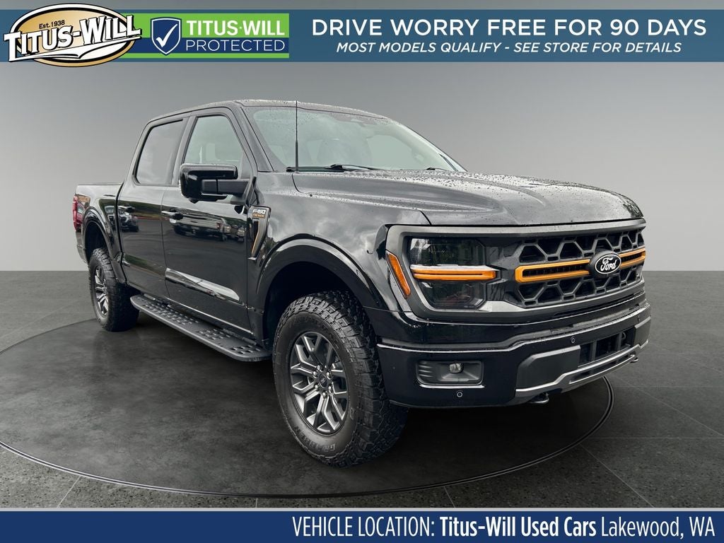 2026 Ford F-150 Tremor in Black — front three-quarter view