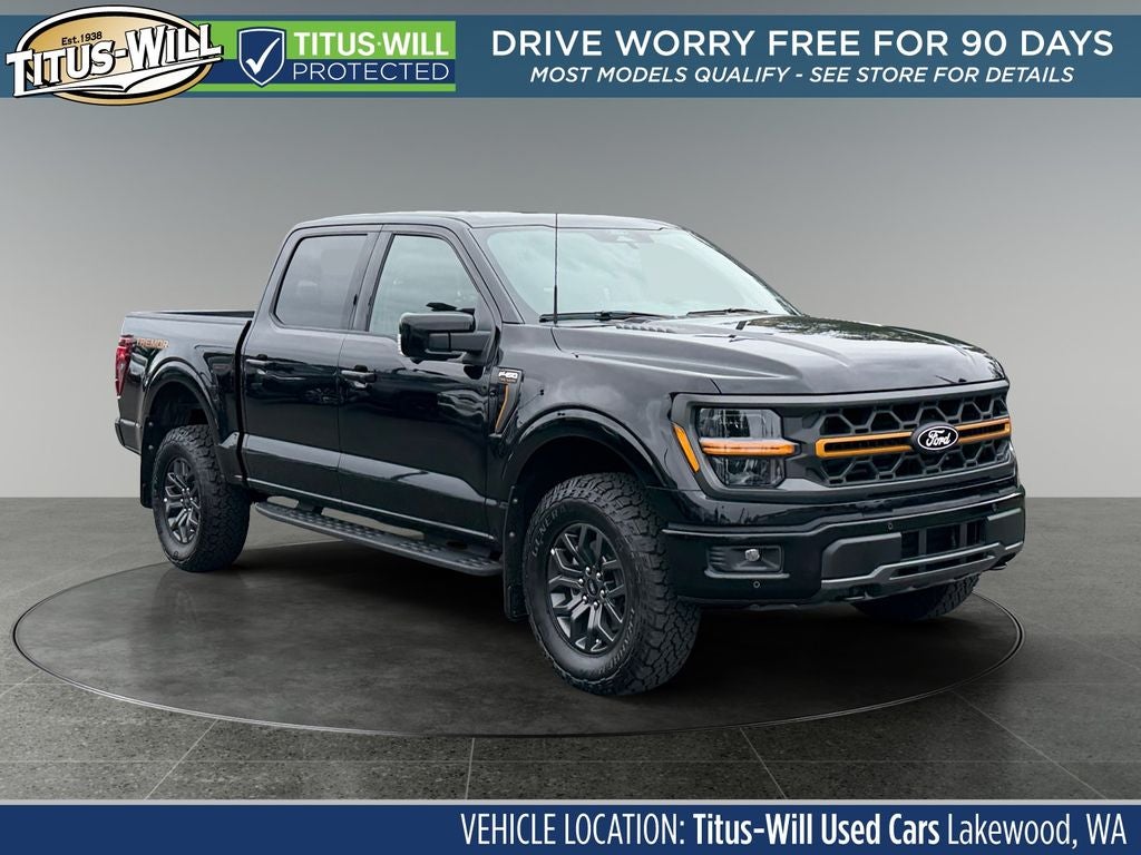 2026 Ford F-150 Tremor in Black Metallic — front three-quarter view