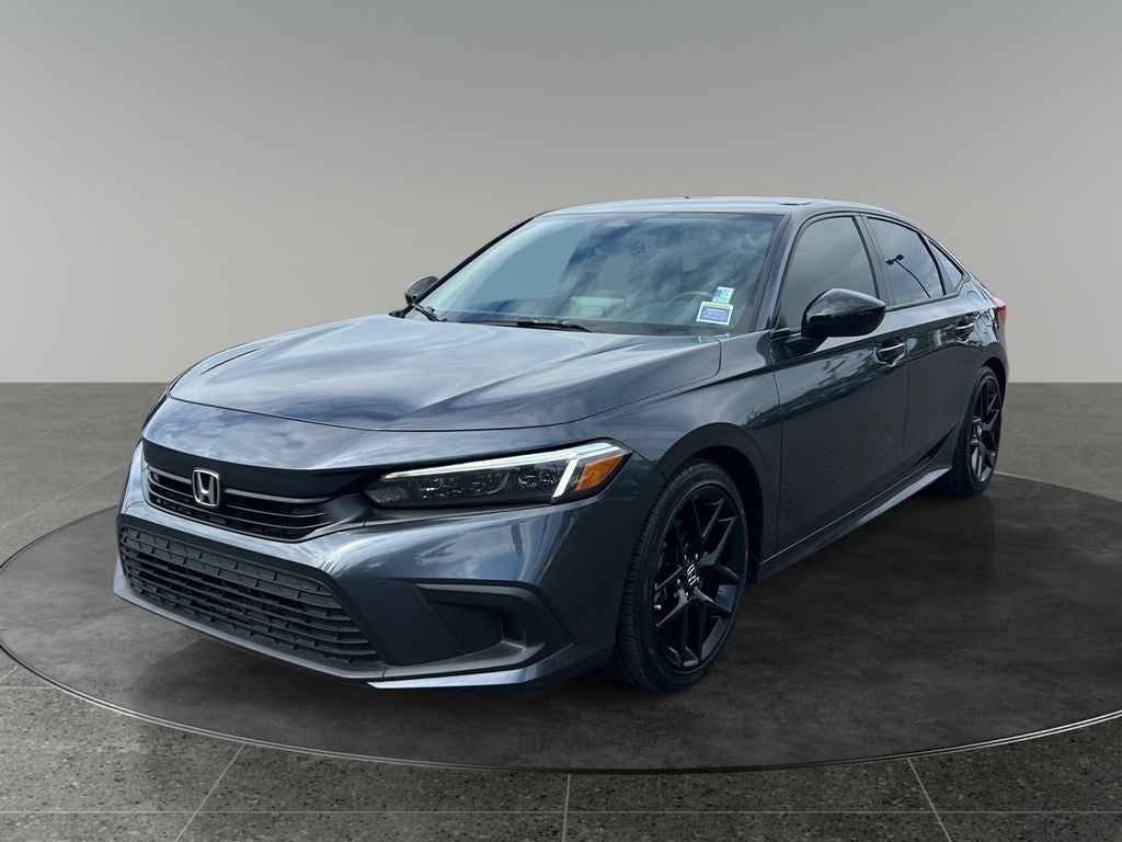 2023 Honda Civic — rear three-quarter view