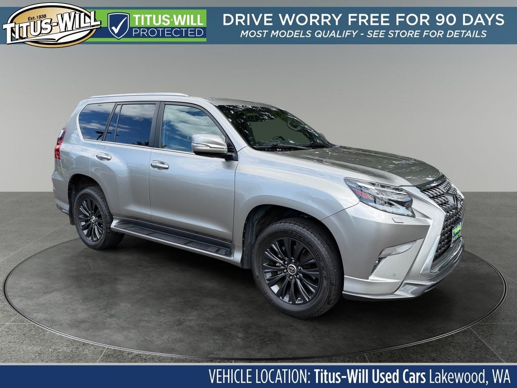 2022 Lexus GX 460 in Silver — front three-quarter view