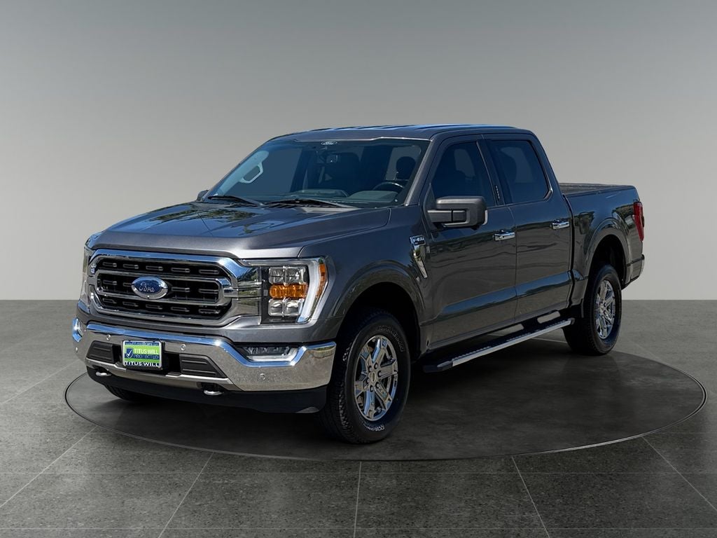 2021 Ford F-150 — rear three-quarter view
