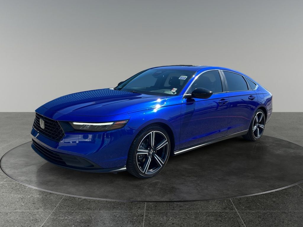2023 Honda Accord Hybrid — rear three-quarter view