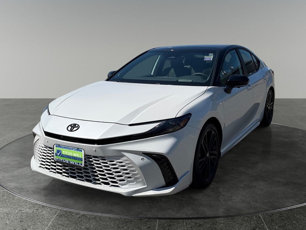 2025 Toyota Camry — rear three-quarter view