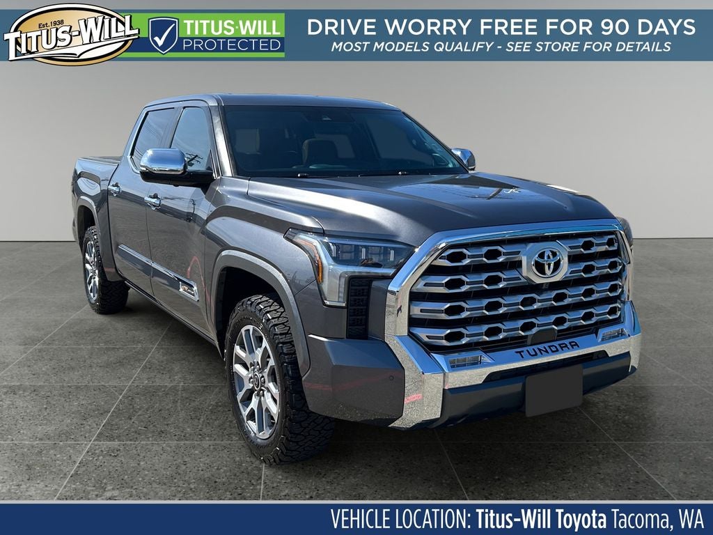 2024 Toyota Tundra 1794 in Magnetic Gray Met. — front three-quarter view
