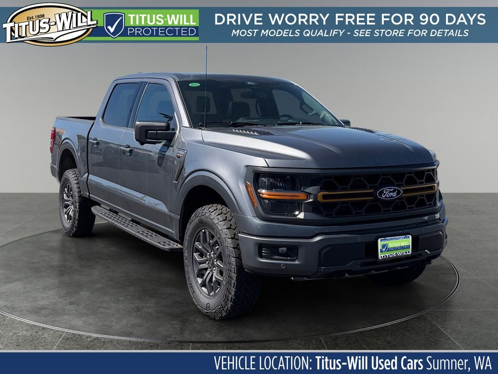2026 Ford F-150 Tremor in Gray — front three-quarter view