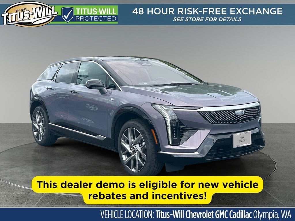 2025 Cadillac OPTIQ Luxury 1 in Celestial Metallic — front three-quarter view