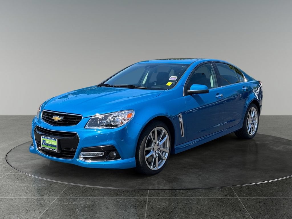 2015 Chevrolet SS — rear three-quarter view